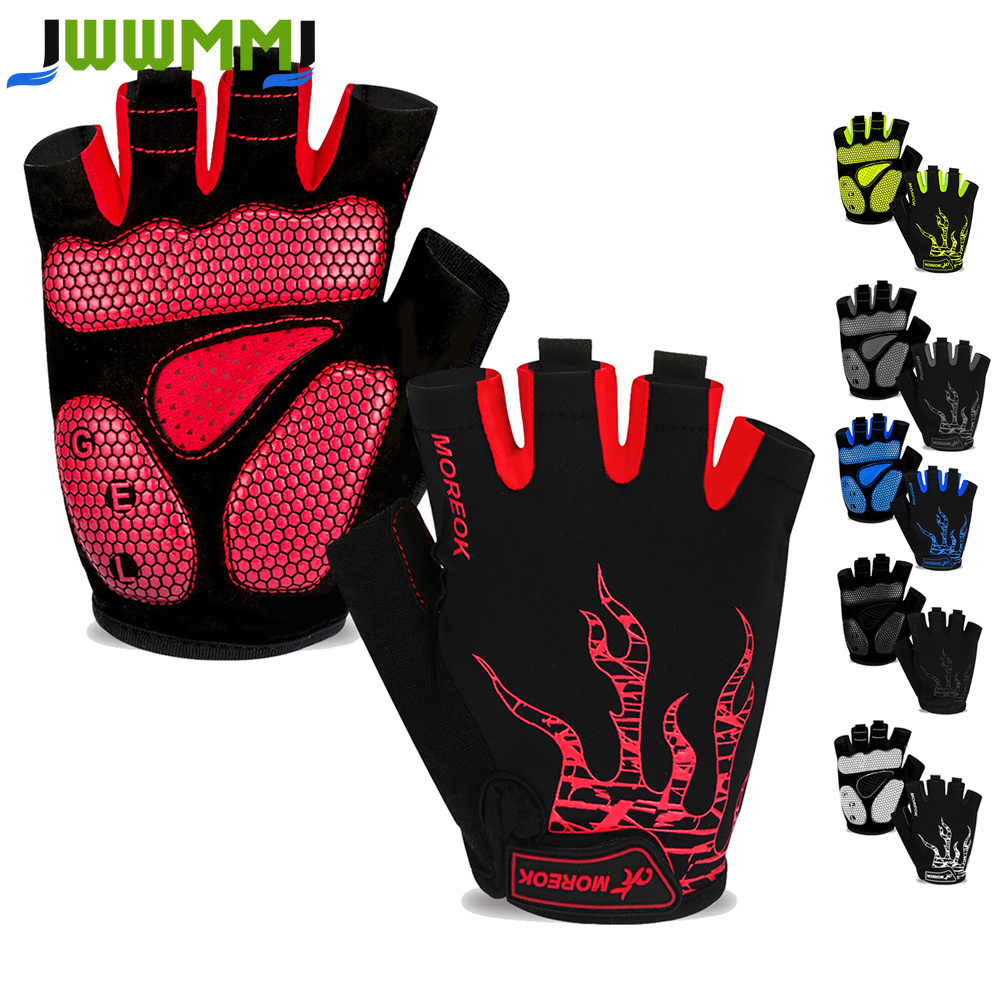 Workout Glove Gym - 1Pair Cycling Gloves Bike Gloves, Half