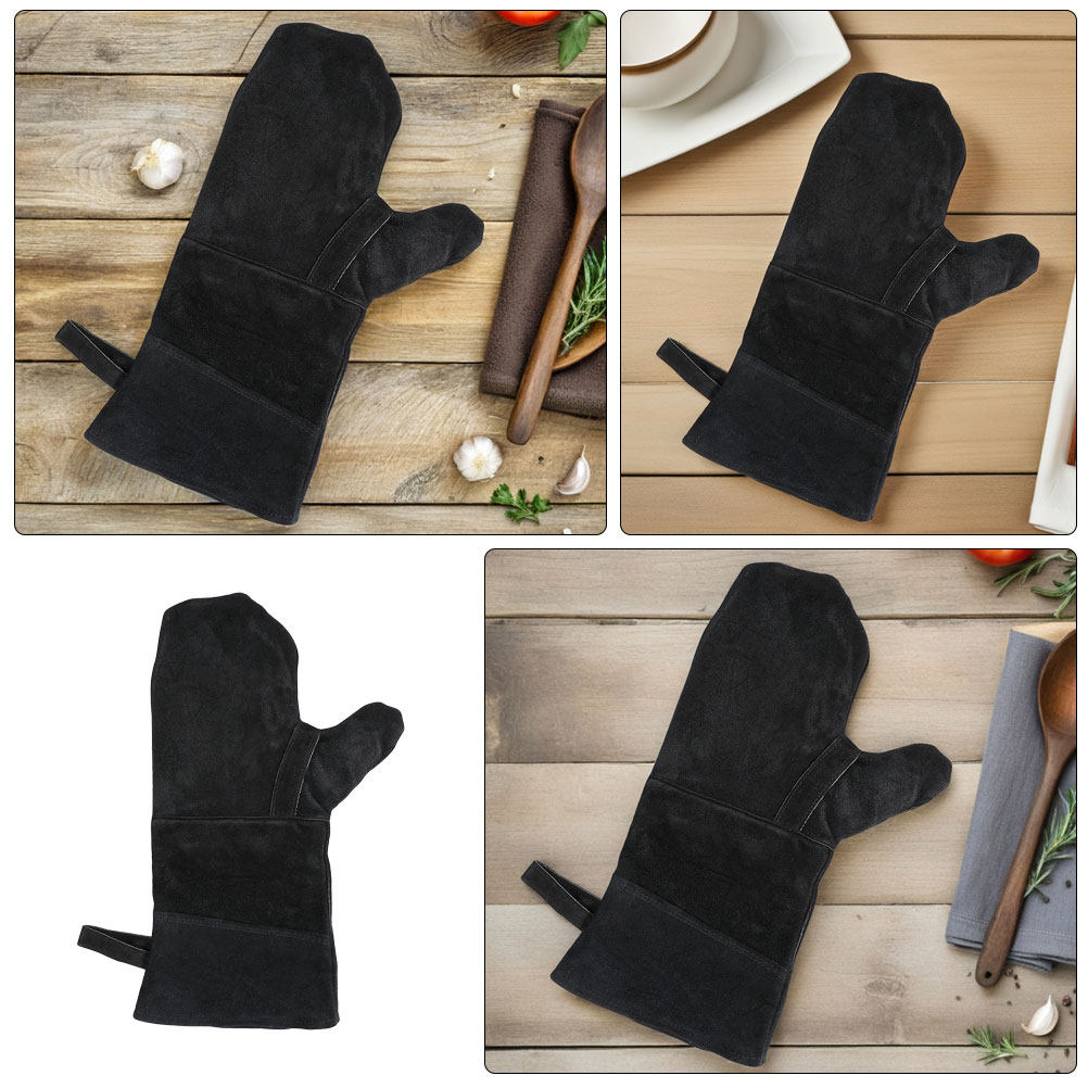 3Pcs Black Heat Resistant Oven - Heat Resistant Glove recension och pris