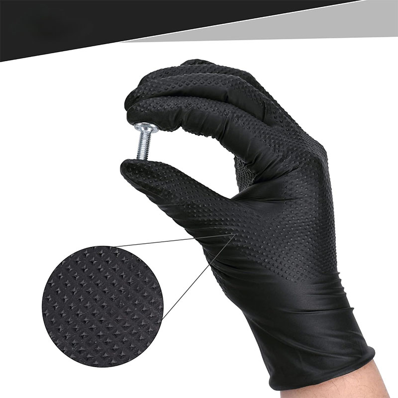 2-100PCS 8mil Heavy Duty Indus - Nitrile Mechanic Glove recension och pris
