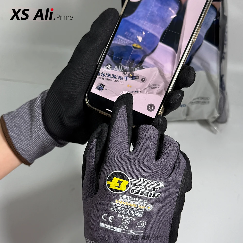 1/10 Pairs Foam Nitrile Gloves - Nitrile Mechanic Glove recension och pris