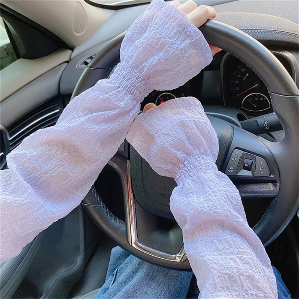 Summer Outdoor Lace Mesh Sun P - Fingerless Glove Knit recension och pris