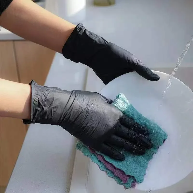 Disposable Gloves Black Home N - Nitrile Mechanic Glove recension och pris