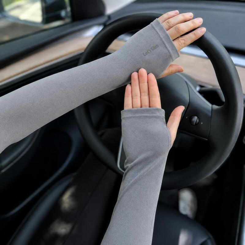 3 Pairs Ice Sleeves Stylish Si - Fingerless Glove Knit recension och pris