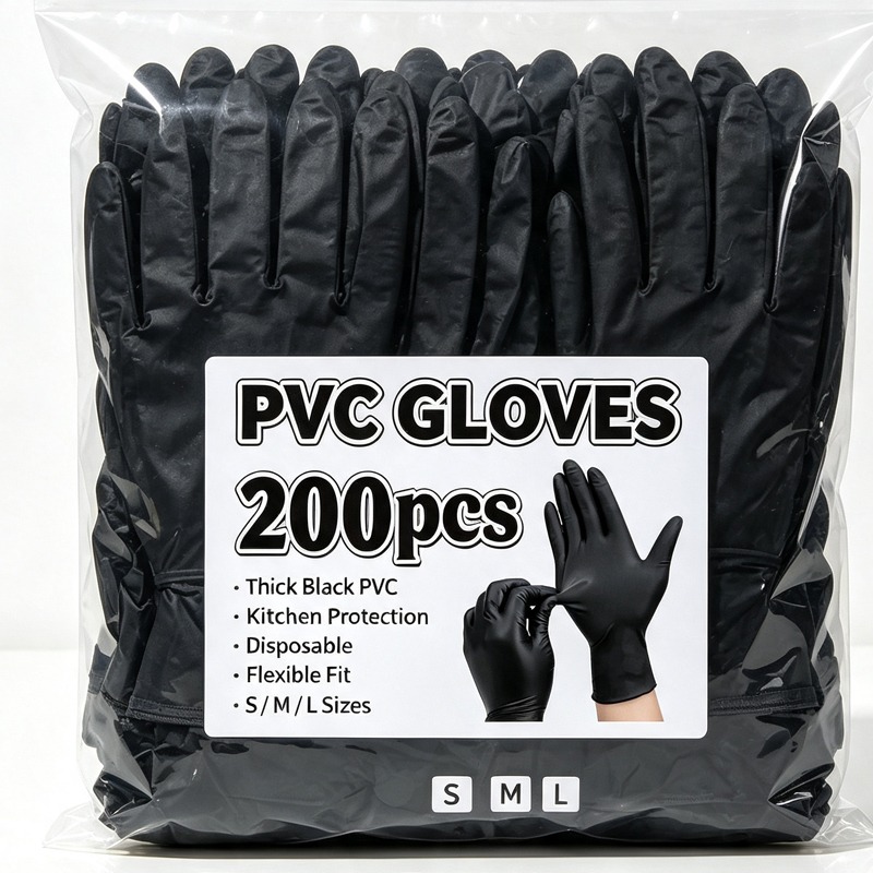 Disposable Black Gloves Unisex - Latex Disposable Glove recension och pris