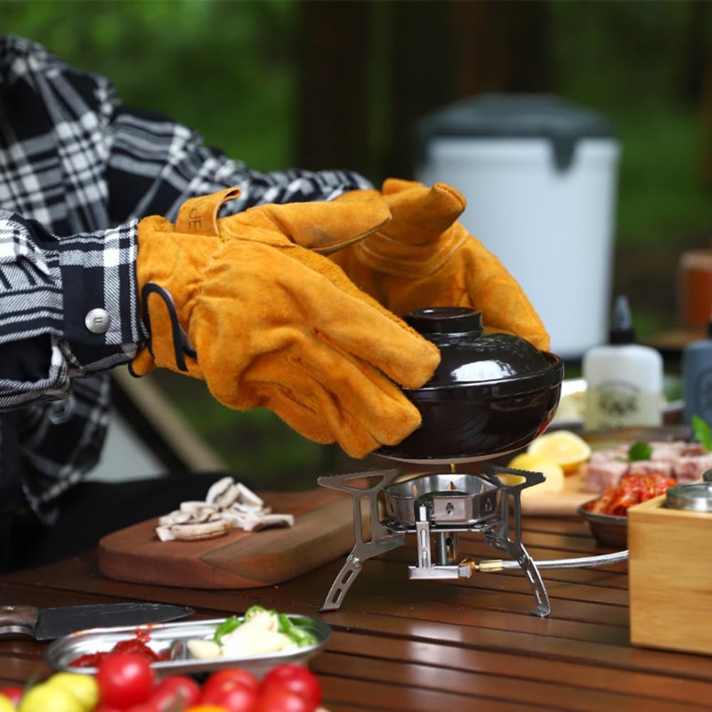 Outdoor BBQ Grilling Heatproof - Heat Resistant Glove recension och pris