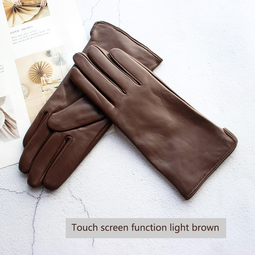 Women's Color Sheepskin Leathe - Leather Driving Glove recension och pris