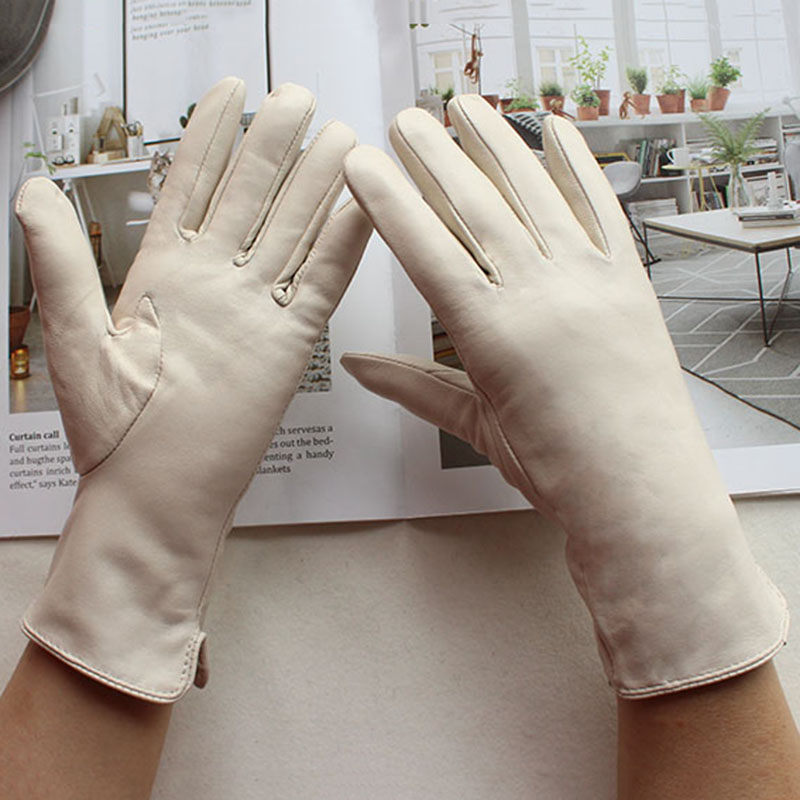 Women's Color Sheepskin Leathe - Leather Driving Glove recension och pris