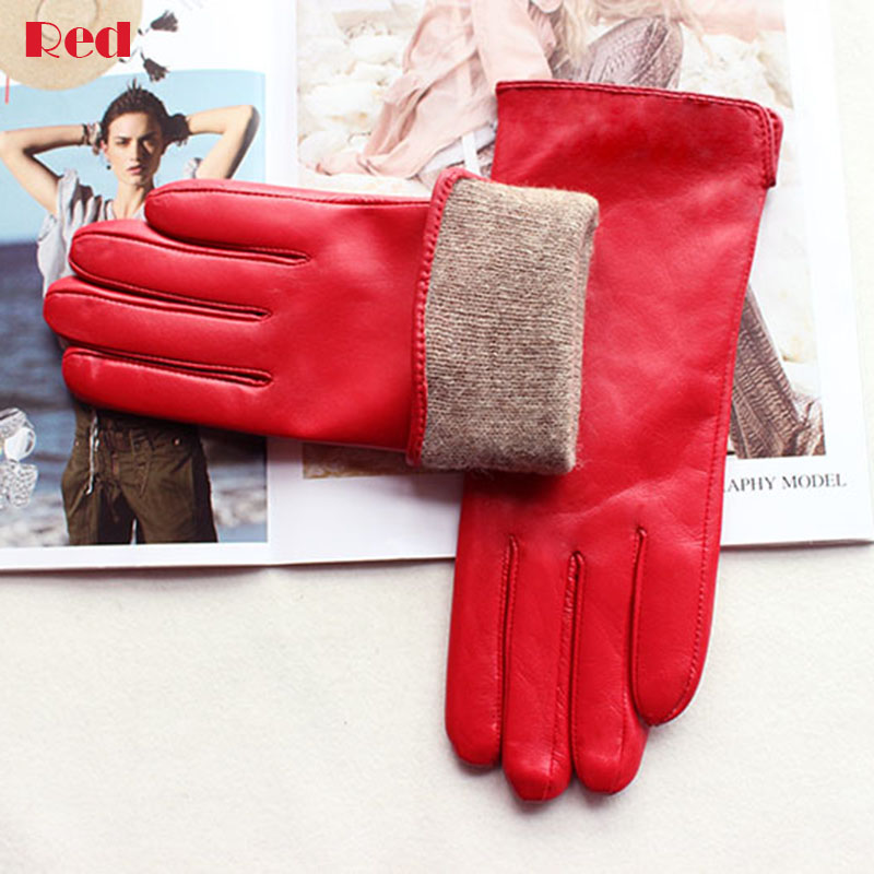 Women's Color Sheepskin Leathe - Leather Driving Glove recension och pris